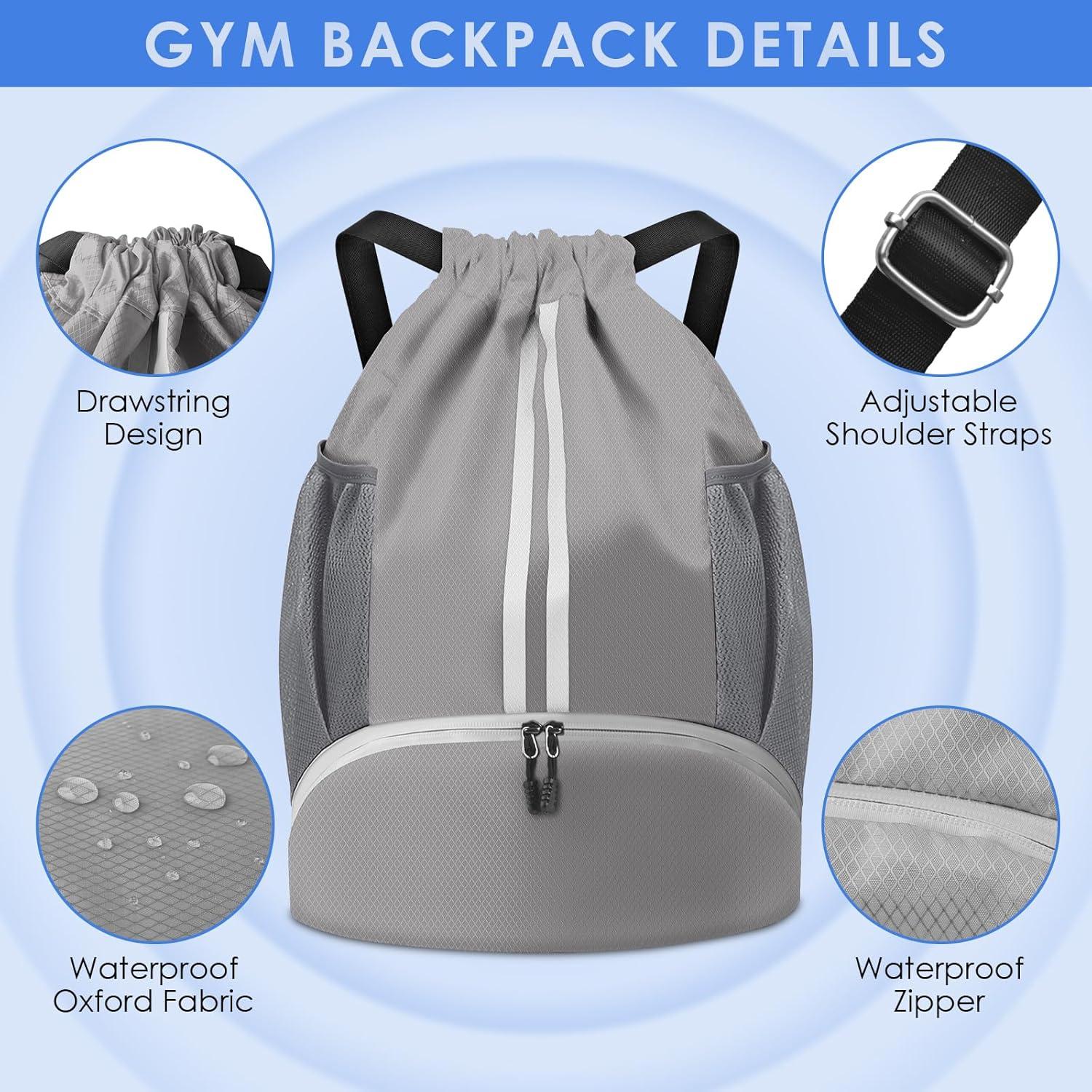 Sportbeutel Fußball Rucksack Kordelzug Tunnelzug Gymtasche L Wasserfest