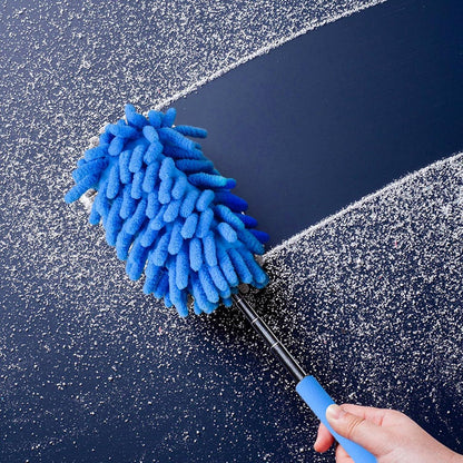 Teleskop Staubwedel 2er Pack Microfaser Kratzfrei 75cm Ausziehbar