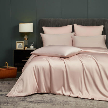 Bambus Bettwäsche Set 135x200 Rosa – Atmungsaktiv & Kühlend