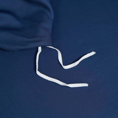 Kühlende Bambus Bettwäsche 220x240cm Blau – Atmungsaktiv & Luxuriös