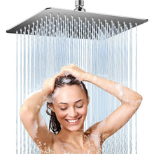 Regendusche 30x30cm Edelstahl gebürstet Chrom