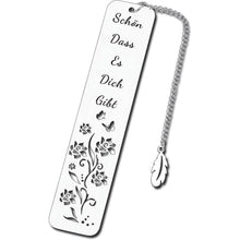 Personalisiertes Lesezeichen "Schön dass es Dich gibt" - Geschenk für Sie