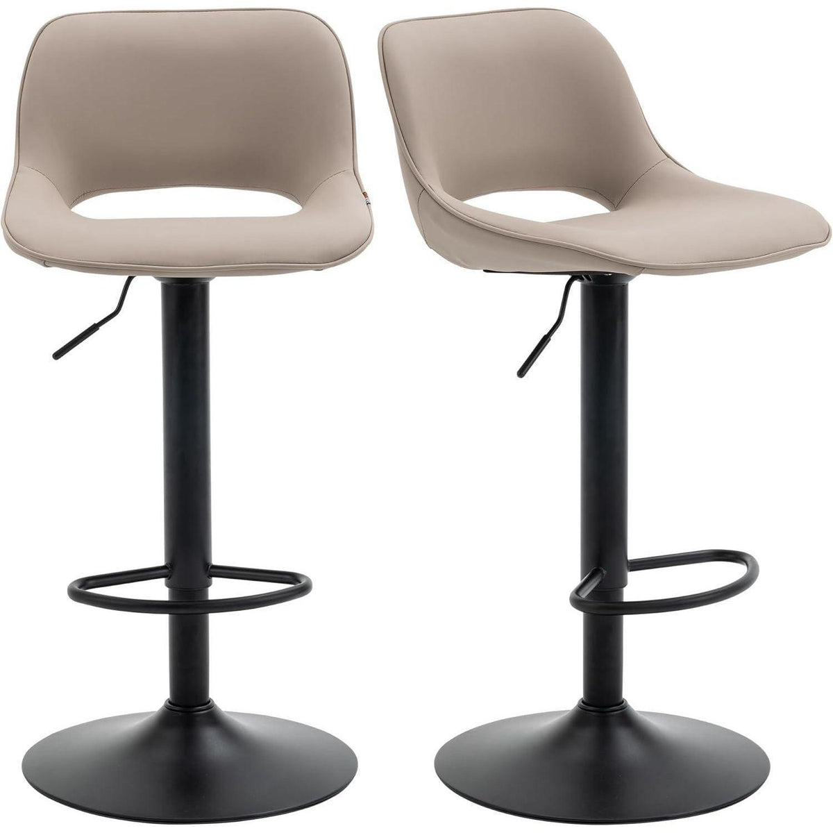 YOUNIKE Barhocker 2er Set, Höhenverstellbar & Drehbar