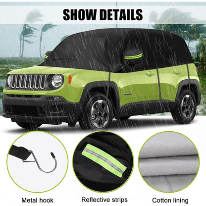 Halbgarage für Jeep Renegade 2014-2024 – Schutzhülle Schwarz