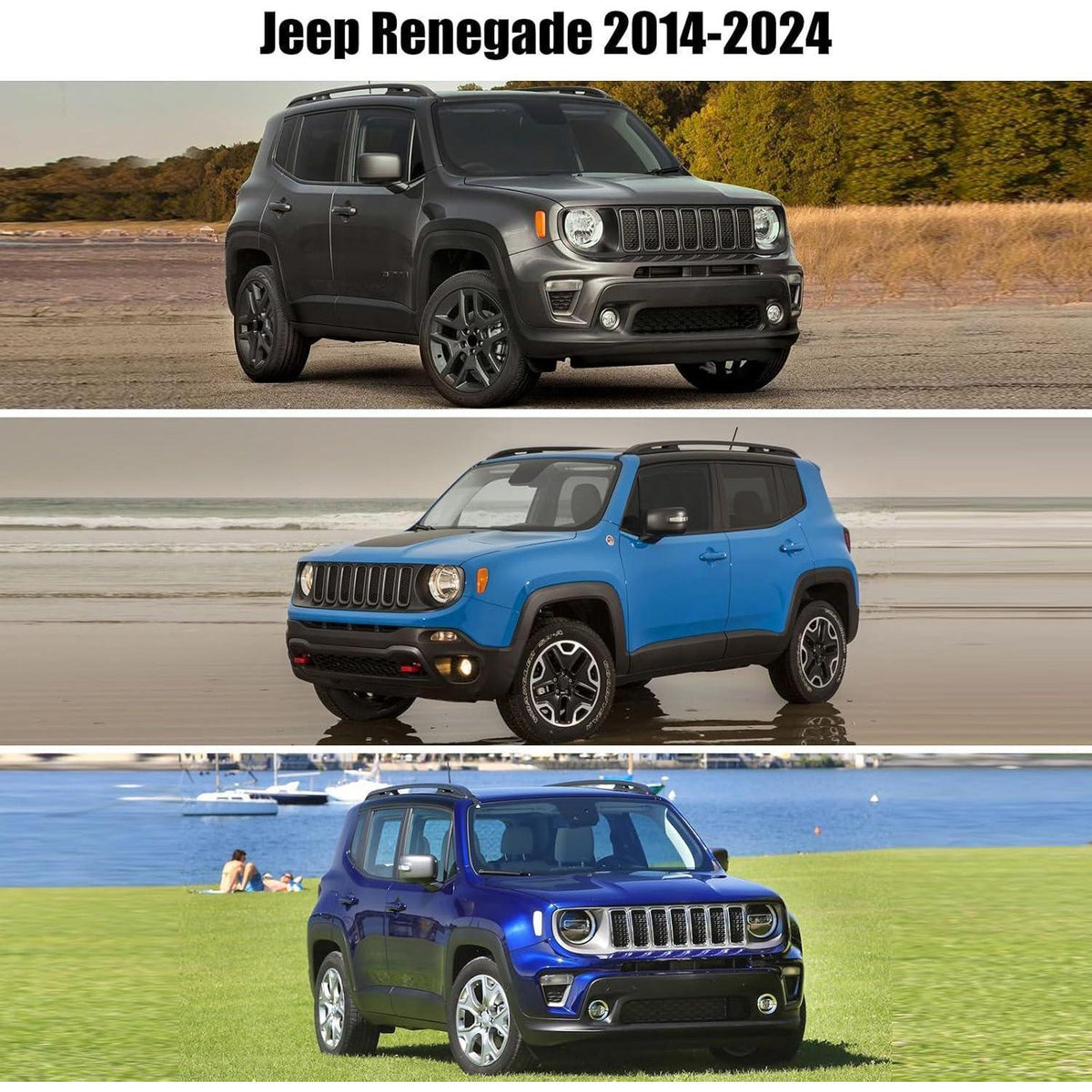 Halbgarage für Jeep Renegade 2014-2024 – Schutzhülle Schwarz
