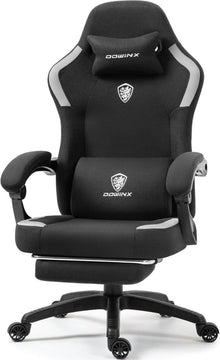 Ergonomischer Gaming Stuhl mit Massage und Fußstütze