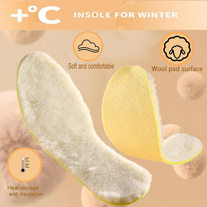 Winter Warme Lammwolle Einlegesohlen für alle Schuhe