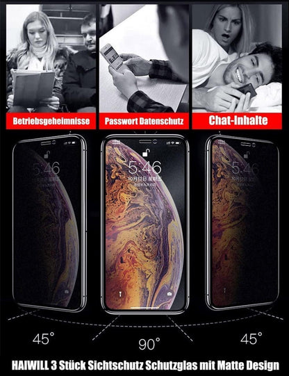 HAIWILL iPhone 16 Pro Max Matt Schutzfolie Display