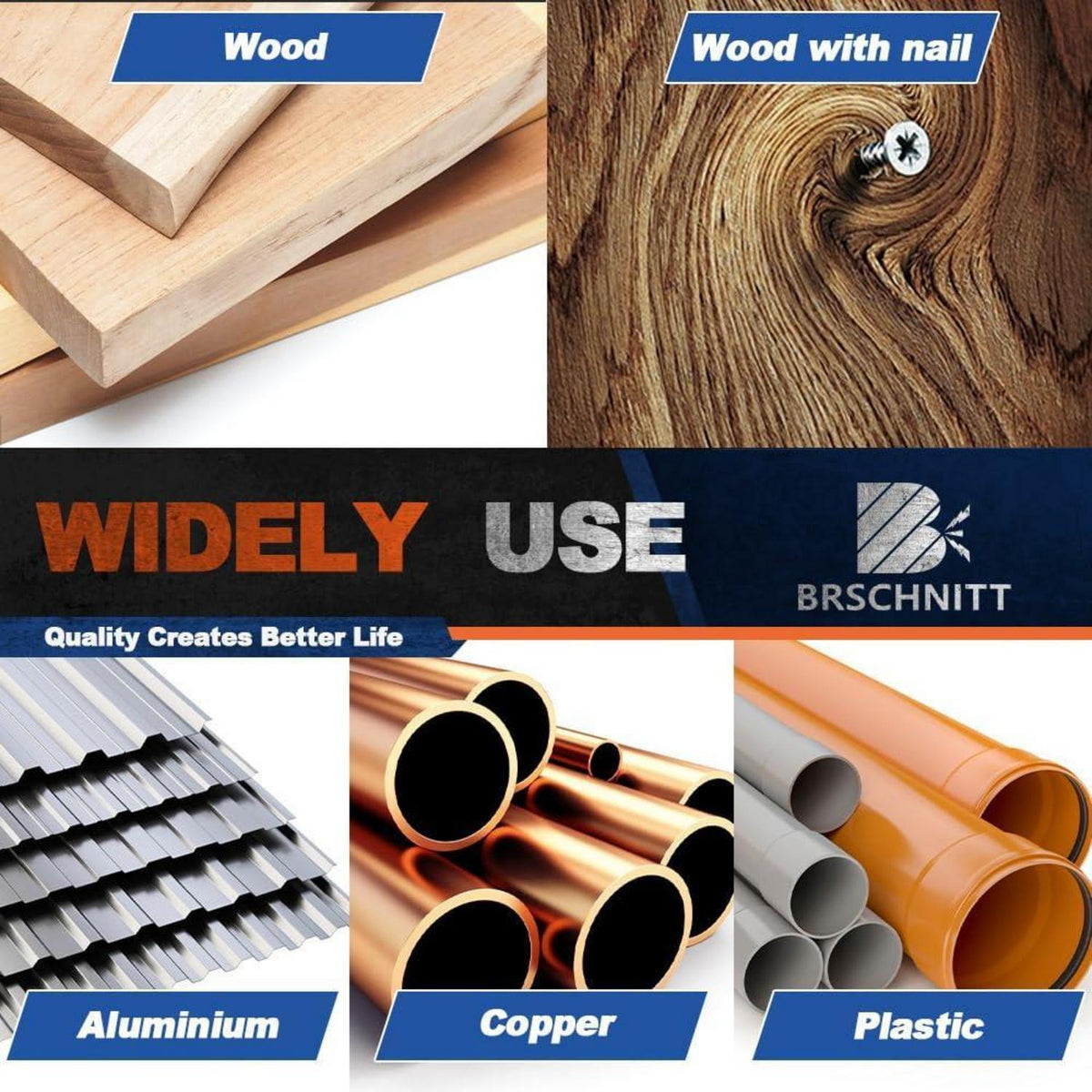 Kreissägeblatt 216mm 60T für Holz, Metall & Alu