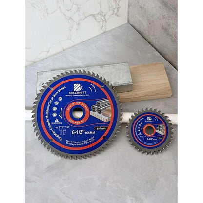 Kreissägeblatt 165mm 60T für Holz, Metall & Alu (3 Stück)