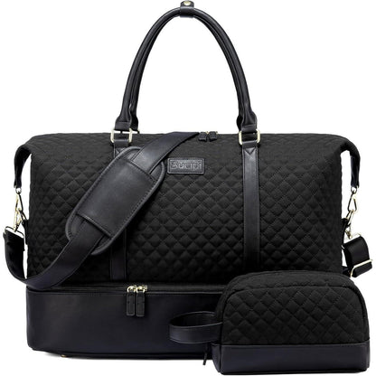 Weekender Reisetasche Damen XL mit Schuhfach & Kulturtasche
