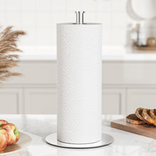 Küchenrollenhalter Silber Stehend, Bohrenfrei, Modern