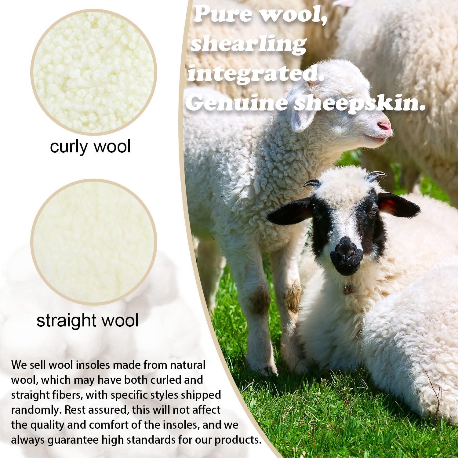 2er Pack Winter Einlagen Schafwolle & Schafsfell 37/38 EU