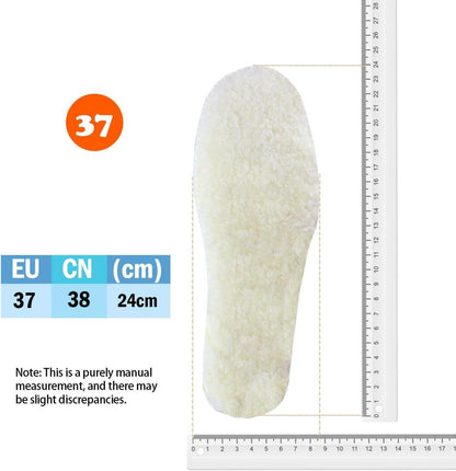 2x Winter Schafwolle Einlagen EU 37 CHN 38 Warm Atmungsaktiv
