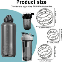 3er Set Edelstahl Protein Shaker Balls Mixer für Getränke