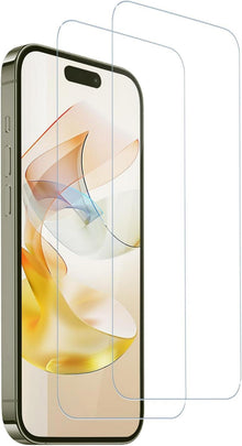 Panzerglas Displayschutz für iPhone 15 Pro, 2er Pack