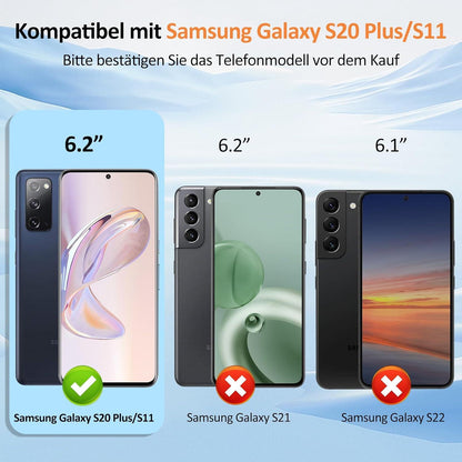 Samsung S20 Plus Panzerglas 2er Pack Schutzfolie 9H Härte