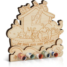 Geldgeschenk Taufe Arche Noah Holz – Taufgeschenk Junge/Mädchen