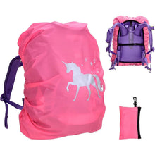 Kinder Regenhülle für Schulranzen, wasserdicht, reflektierend, Rosa