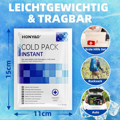 Sofort-Kältekompressen 9er Pack für Sport & Erste Hilfe
