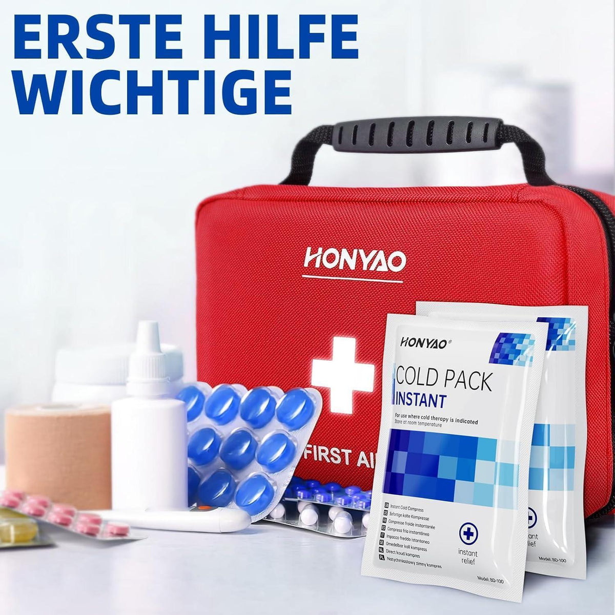 Sofort-Kältekompressen 9er Pack für Sport & Erste Hilfe