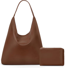 Wildleder Tote Bag Damen Handtasche Schultertasche Groß Braun