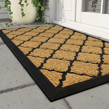 Rutschfeste Fußmatte Braun 80x120 cm – Schmutzfangmatte für Aussen