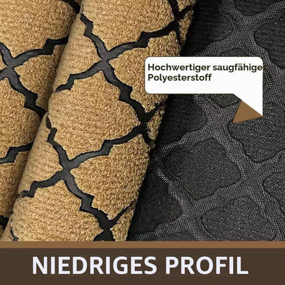 Rutschfeste Fußmatte Braun 80x120 cm – Schmutzfangmatte für Aussen