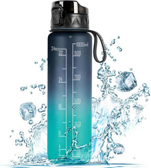 Sport Trinkflasche 1L BPA Frei rutschfest Gummi Grip Fahrrad Outdoor