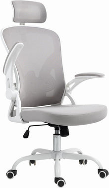 Ergonomischer Bürostuhl mit verstellbarer Kopfstütze und Lendenstütze