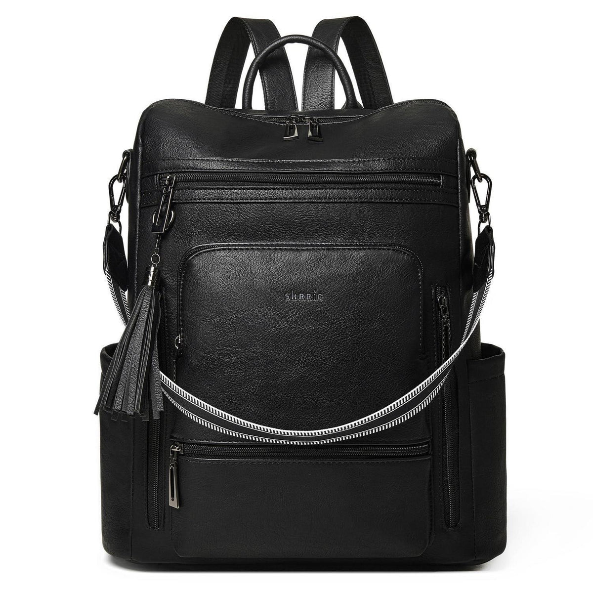 Rucksack Damen Laptopfach 15,6 Zoll Wasserdicht Business in Lederoptik