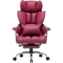 Ergonomischer Chefsessel mit Fußstütze und