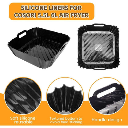 Silikonform für Heißluftfritteuse – Vielseitig & Antihaft