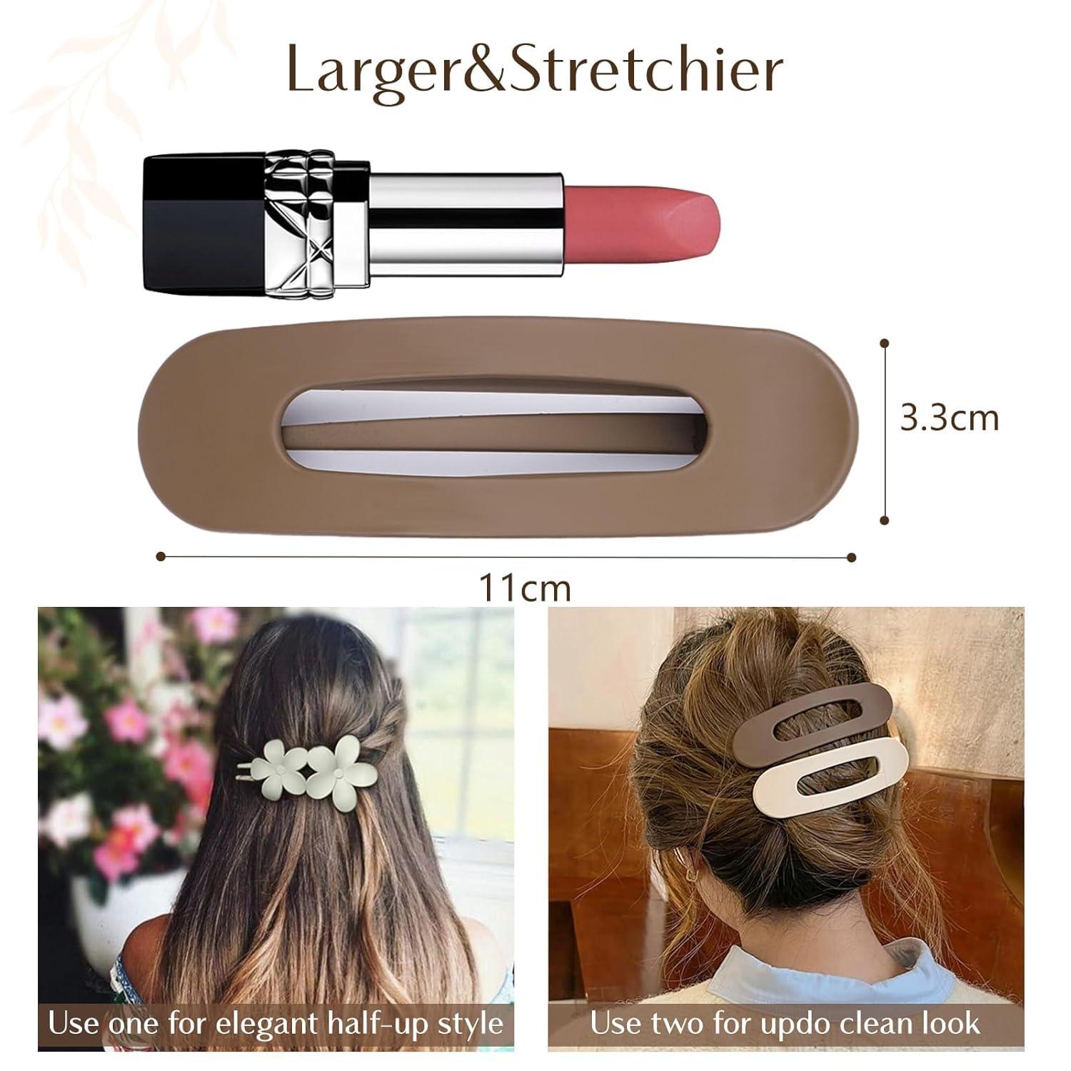 NOOMII Kleine Haarklammer Set - 8 Stile Hair Claw Damen