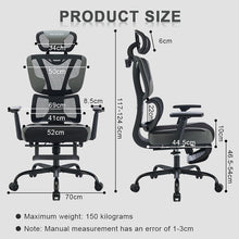 Ergonomischer Bürostuhl mit verstellbarer Lendenwirbelstütze