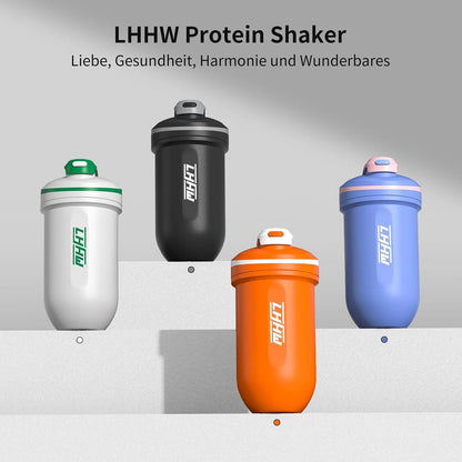 Protein Shaker Edelstahl 500ml - BPA frei auslaufsicher kalt halten