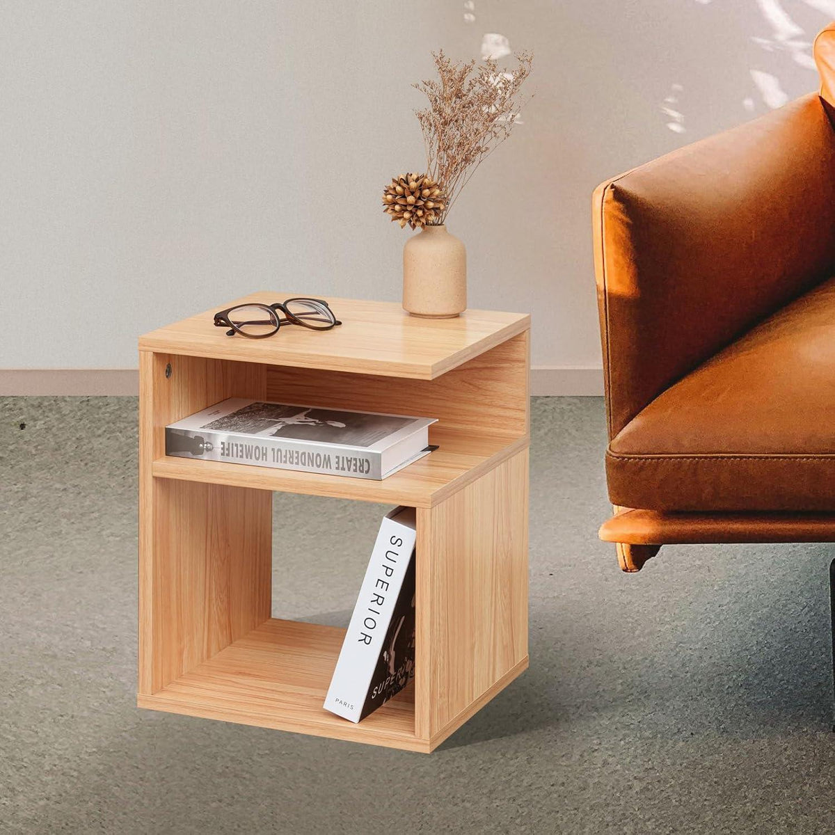 2er Set Nachttische Holz Nachtschrank 32x30x40cm Wohnzimmer Kinderzimmer