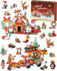 Adventskalender Bausteine-Weihnachten Mini Blocks 12 in 1
