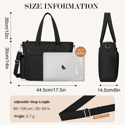 TEUEN Damen Handtasche Nylon Groß Crossbody Schultertasche