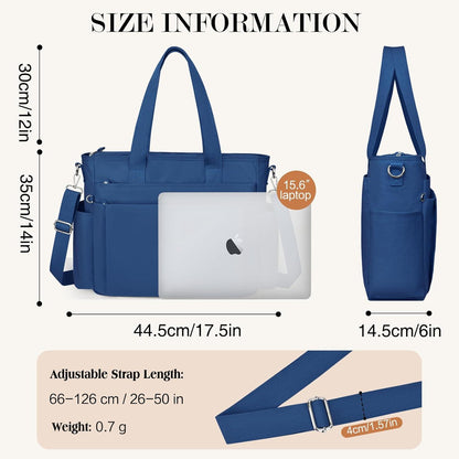 TEUEN Handtasche Damen Nylon Groß Crossbody Schultertasche