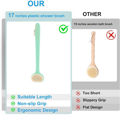 Rückenbürste für die Dusche mit 43 cm Anti-Rutsch-Griff
