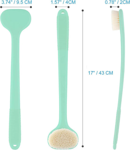 Rückenbürste Dusche 43 cm Anti-Rutsch Griff Körperreinigung