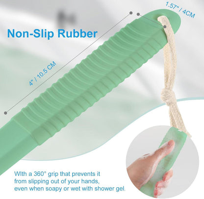 Rückenbürste für die Dusche mit langem Anti-Rutsch-Griff