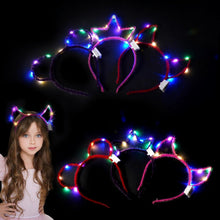 LED Stirnband 6 Stück Party Haarreif Kinder Leuchtendes Blinkendes