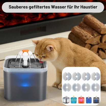 Katzenwasserbrunnen Filter Ersatz 8er-Pack – 2L/2.5L Trinkbrunnen