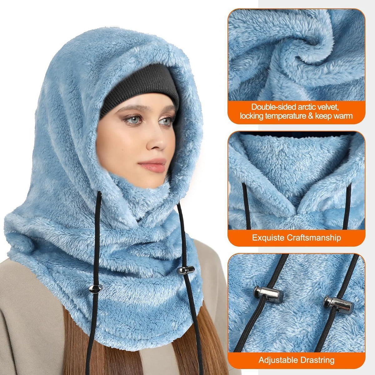 Winter Sturmhaube Fleece – Warm & Winddicht für Herren & Damen