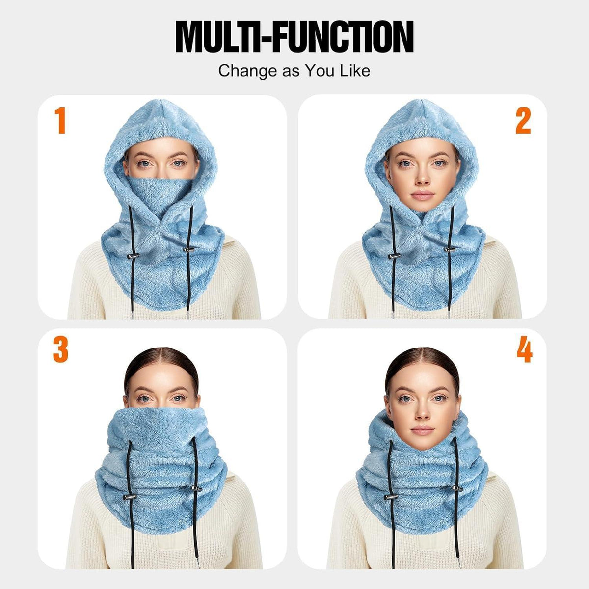 Winter Sturmhaube Fleece – Warm & Winddicht für Herren & Damen