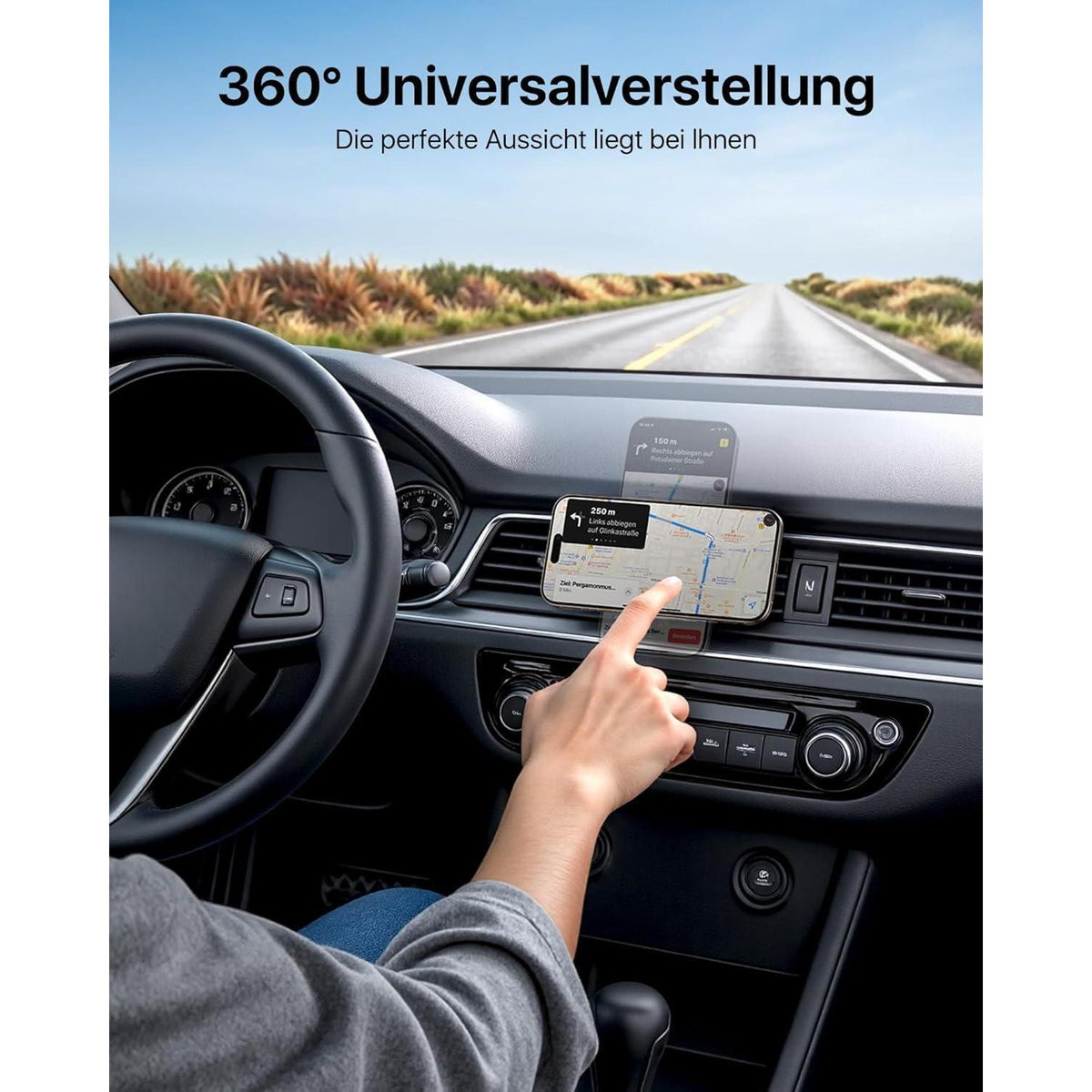 MagSafe Autohalterung Lüftung mit starkem Magnet & 360° Kugelgelenk