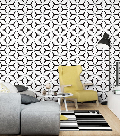 Selbstklebende Moderne Verdickte Streifentapete 44 x 600 cm Geometrie