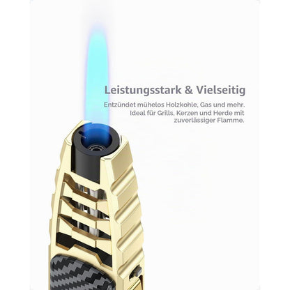 Sturmfeuerzeug Jetflamme – Nachfüllbar & Robust